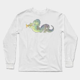 Musical Crocodile Long Sleeve T-Shirt